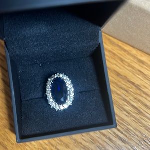 Costume Fashion jewelry silver ring size 9